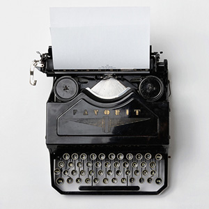 picture of a typewriter